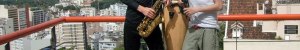Hintergrundmusik-Saxophonist